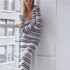 FREE PEOPLE Fall Into You, long sleeve knit dress, NWOT
